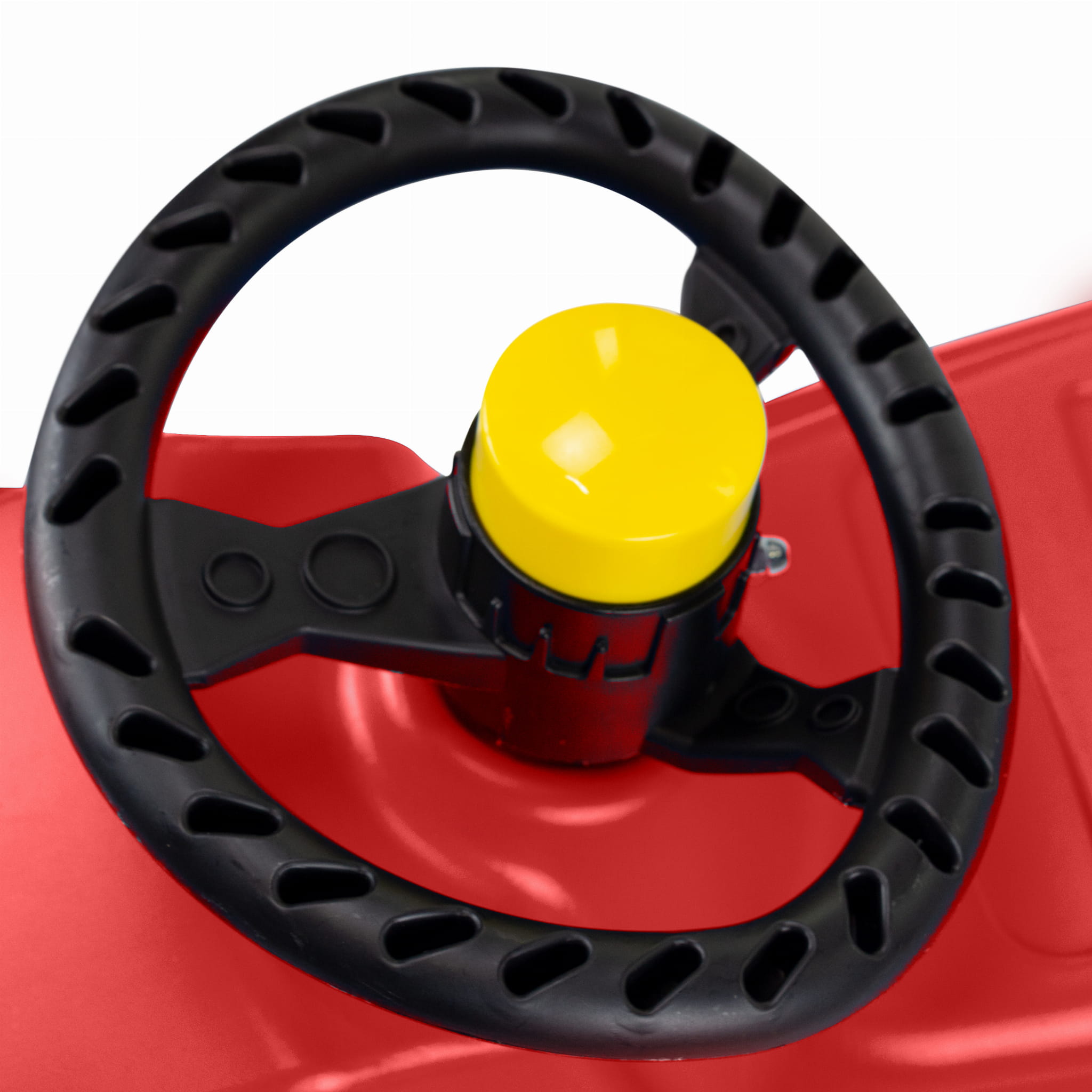 SnowGlide Sled - Lightweight Red Plastic with Handlebar