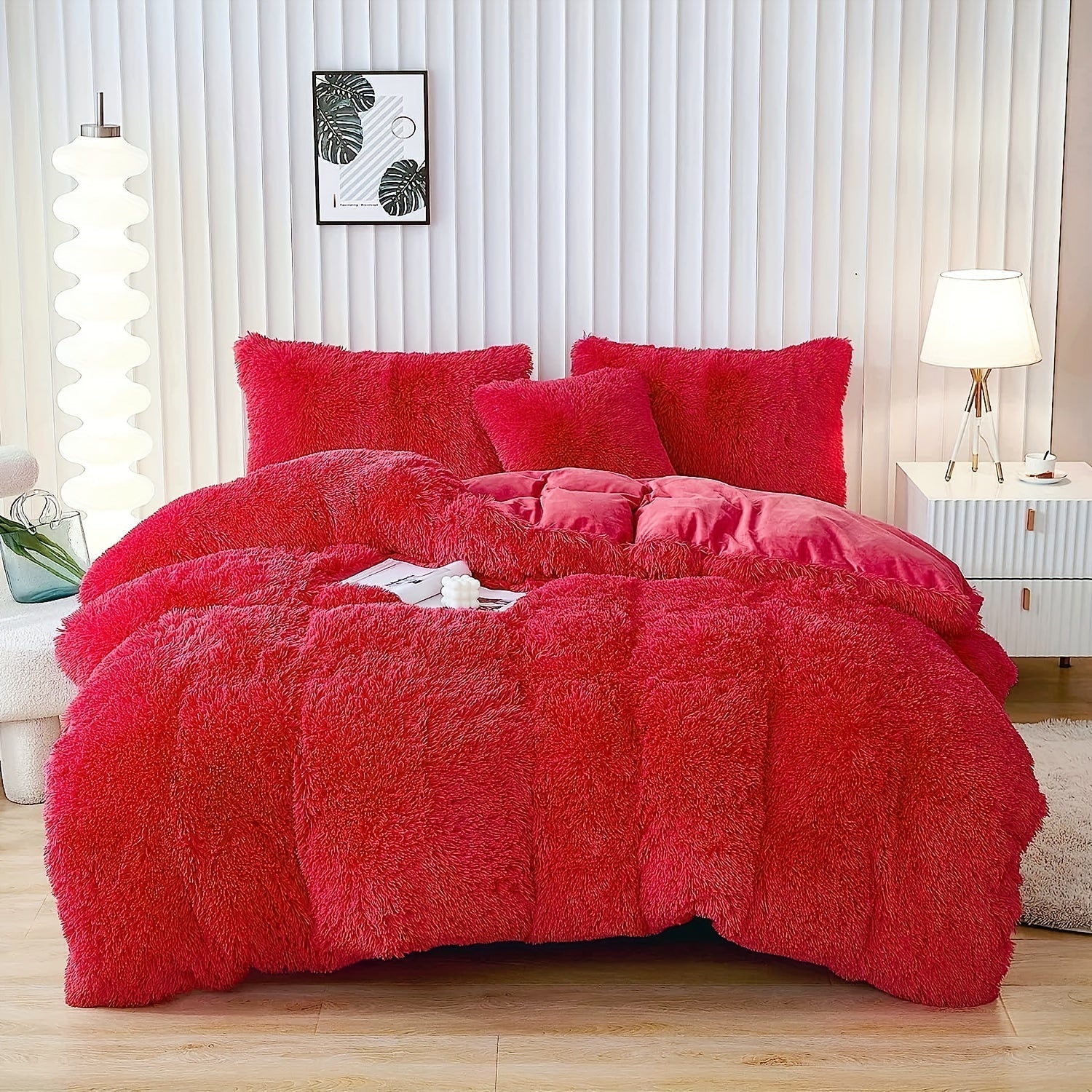 Ultra Plush Plush Bedding Set with Zipper - Luxury &amp; Comfort