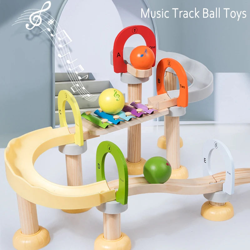 MusicBlock Play - Wooden Sensory Blocks for Development