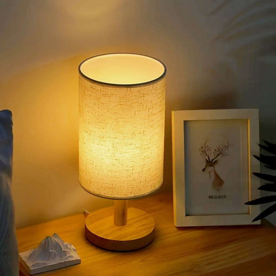 WoodGlow – Adjustable LED Table Lamp with USB