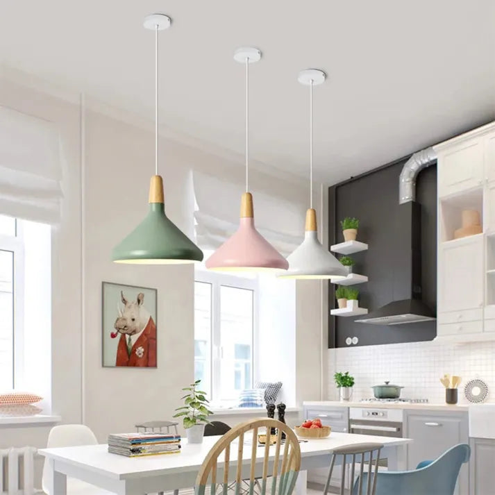 Chic Macaron Ceiling Lamp - Playful Elegance for All Interiors