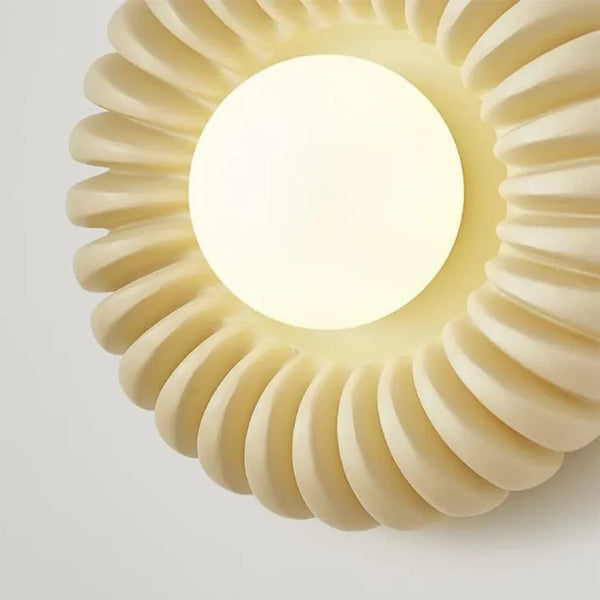 ArtisanGlow Warm White - Elegant Resin Heat Lamp for Bedroom