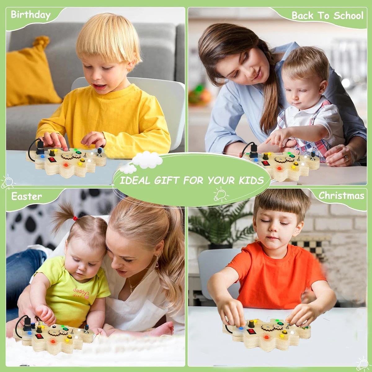 Creative Dino Dot Board &amp; Activity Board - For Toddlers 2-4 Years