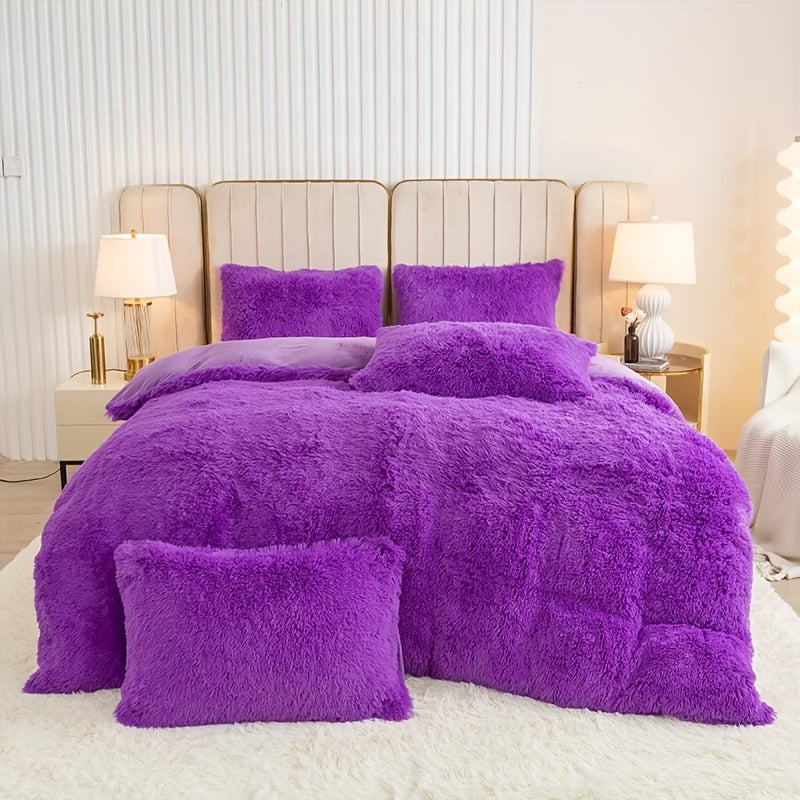 Ultra Plush Plush Bedding Set with Zipper - Luxury &amp; Comfort