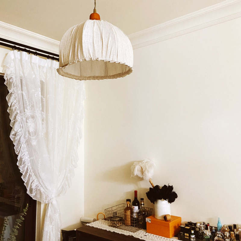 EcoChic Pendant - Stylish Scandinavian Fabric Hanging Lamp