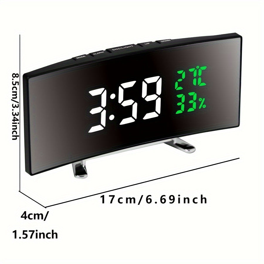 SmartClock - Slim LED Alarm Clock with USB Function