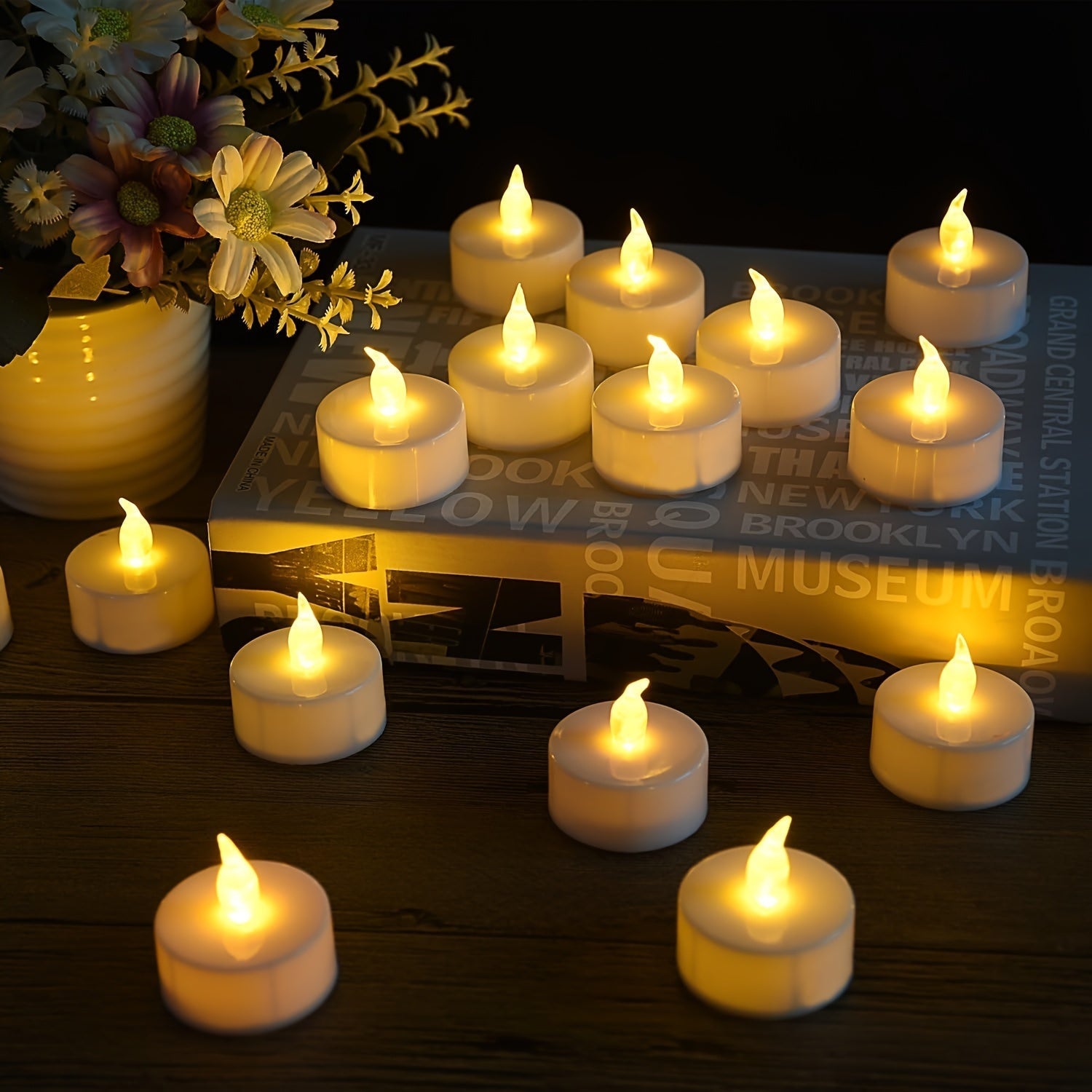 FlameFree LED Tealights – Atmospheric Lighting for All Occasions