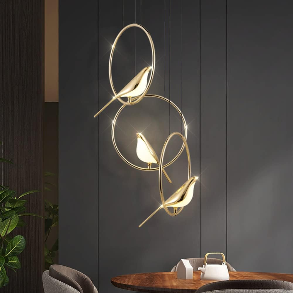 BirdLume Lamp – Unique LED Hanging Lamp with Bird Design