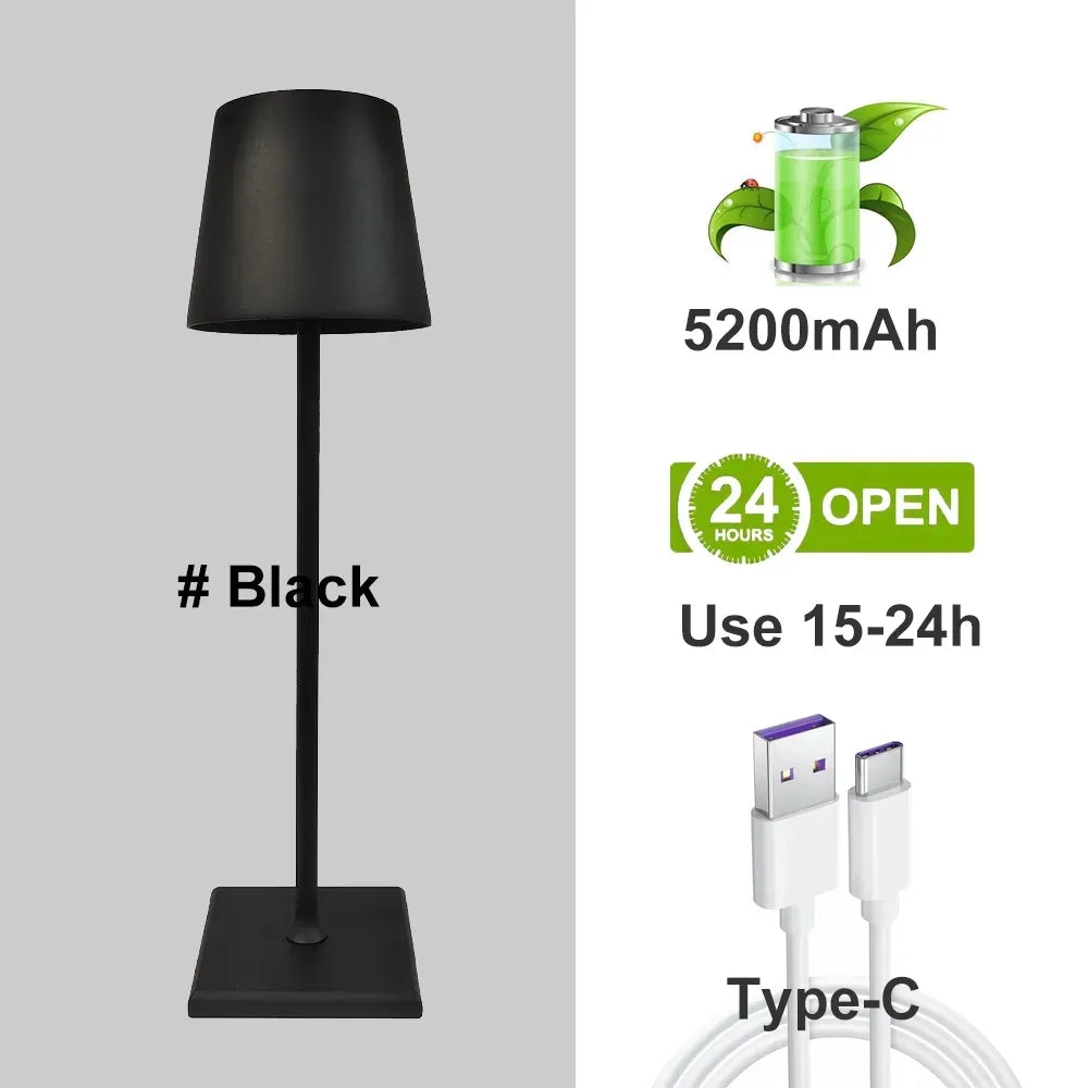 LumiNova – Adjustable Aluminum Table Lamp for the Home