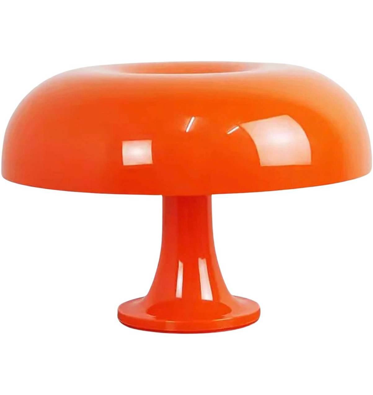 ScandiShroom - Retro Bauhaus Orange LED lamp
