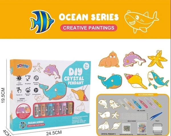 SparkleArt - Creative DIY Paint Keychain