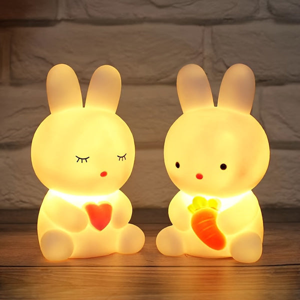 BunnyGlow – Söt LED nattlampa för atmosfär