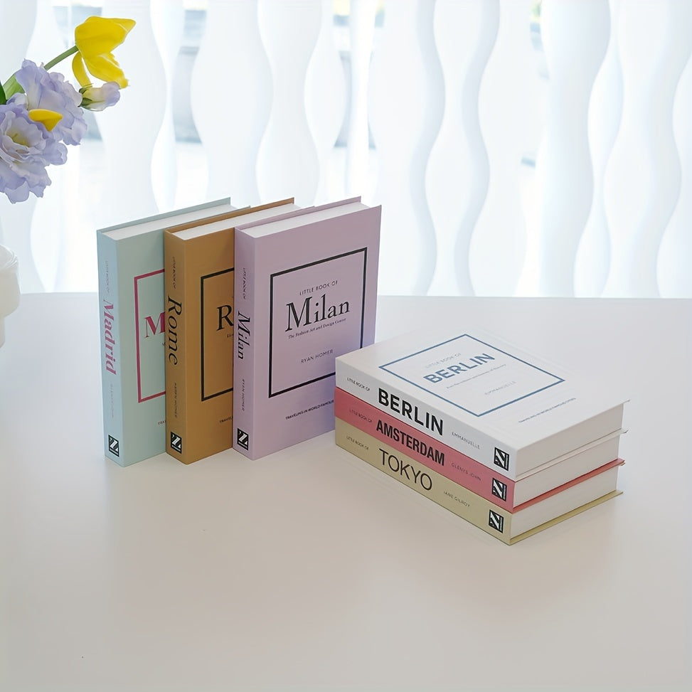 ChicBooks - Elegant Bookends Set in Cream Color