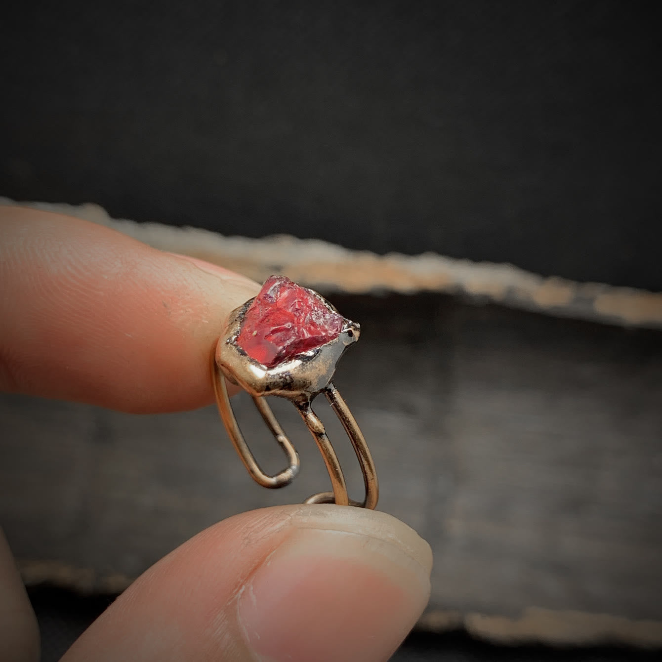 Elegant Natural Birthstone Ring - Selina 