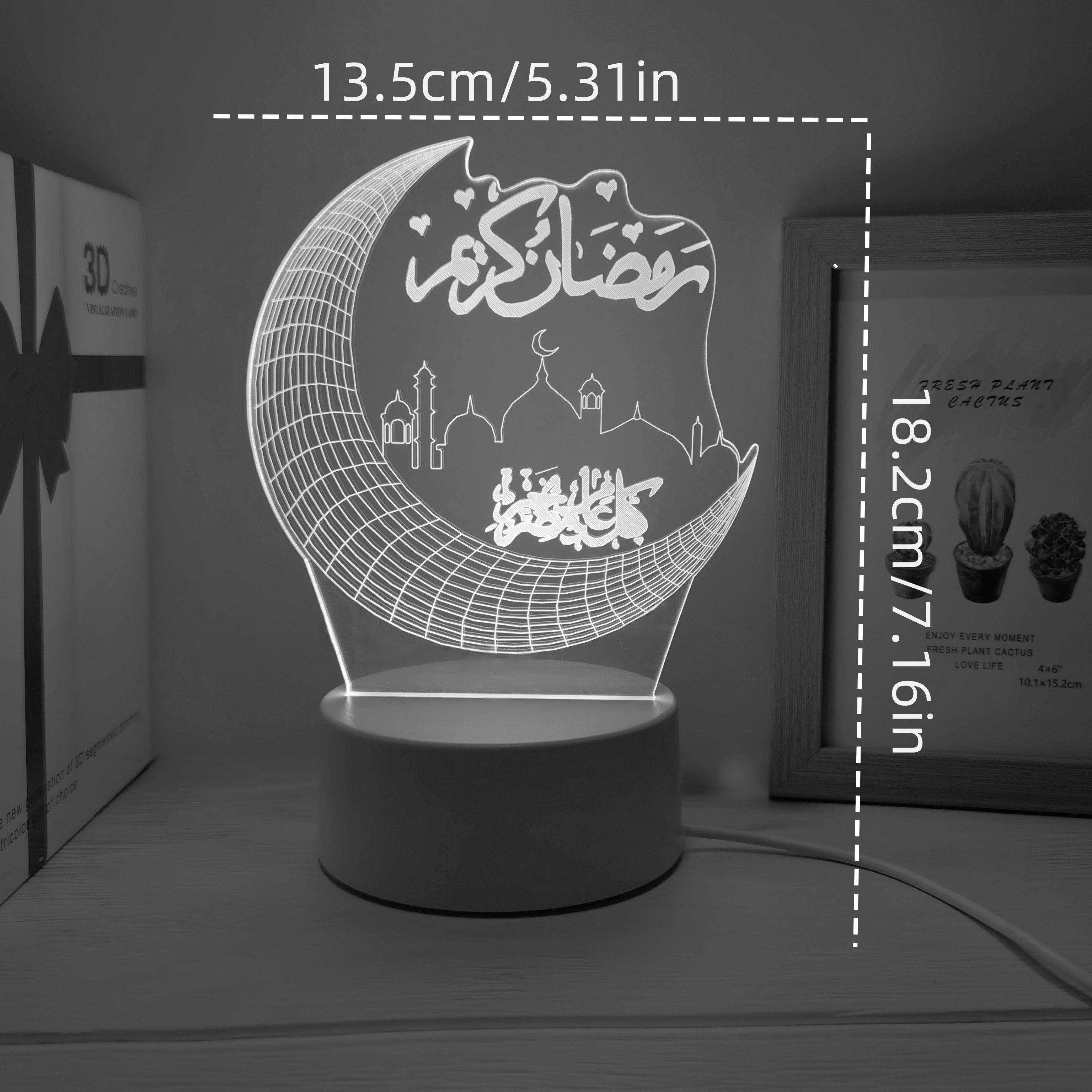 MoonPalace - 3D Colorful Night Light Touch