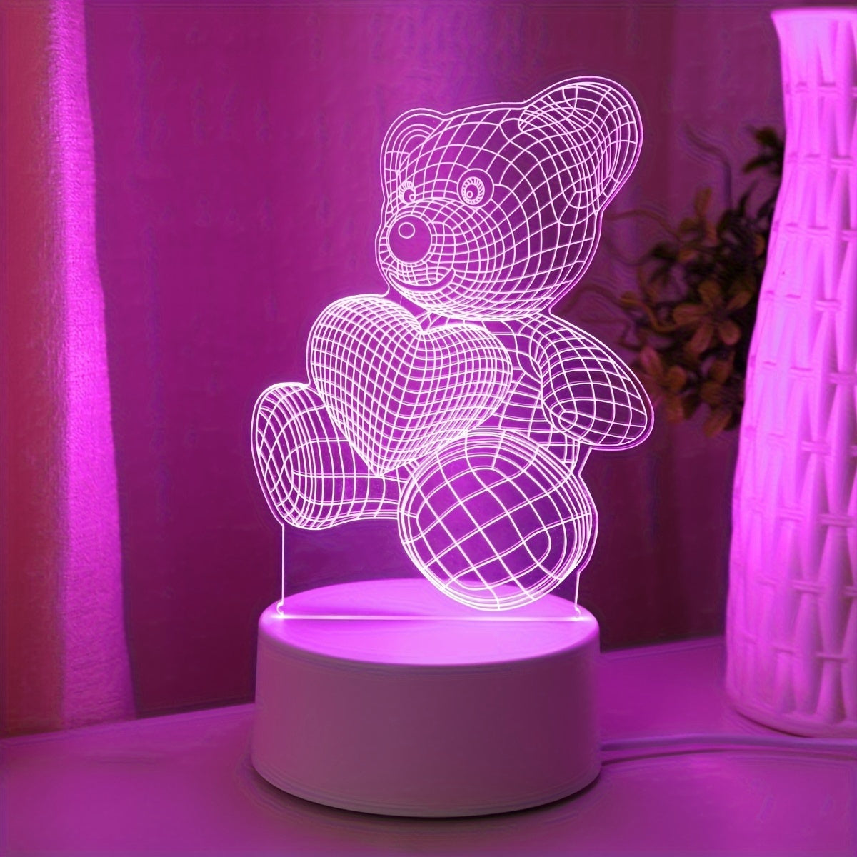 LumiBear – 3D Illusion Night Light Teddy Bear