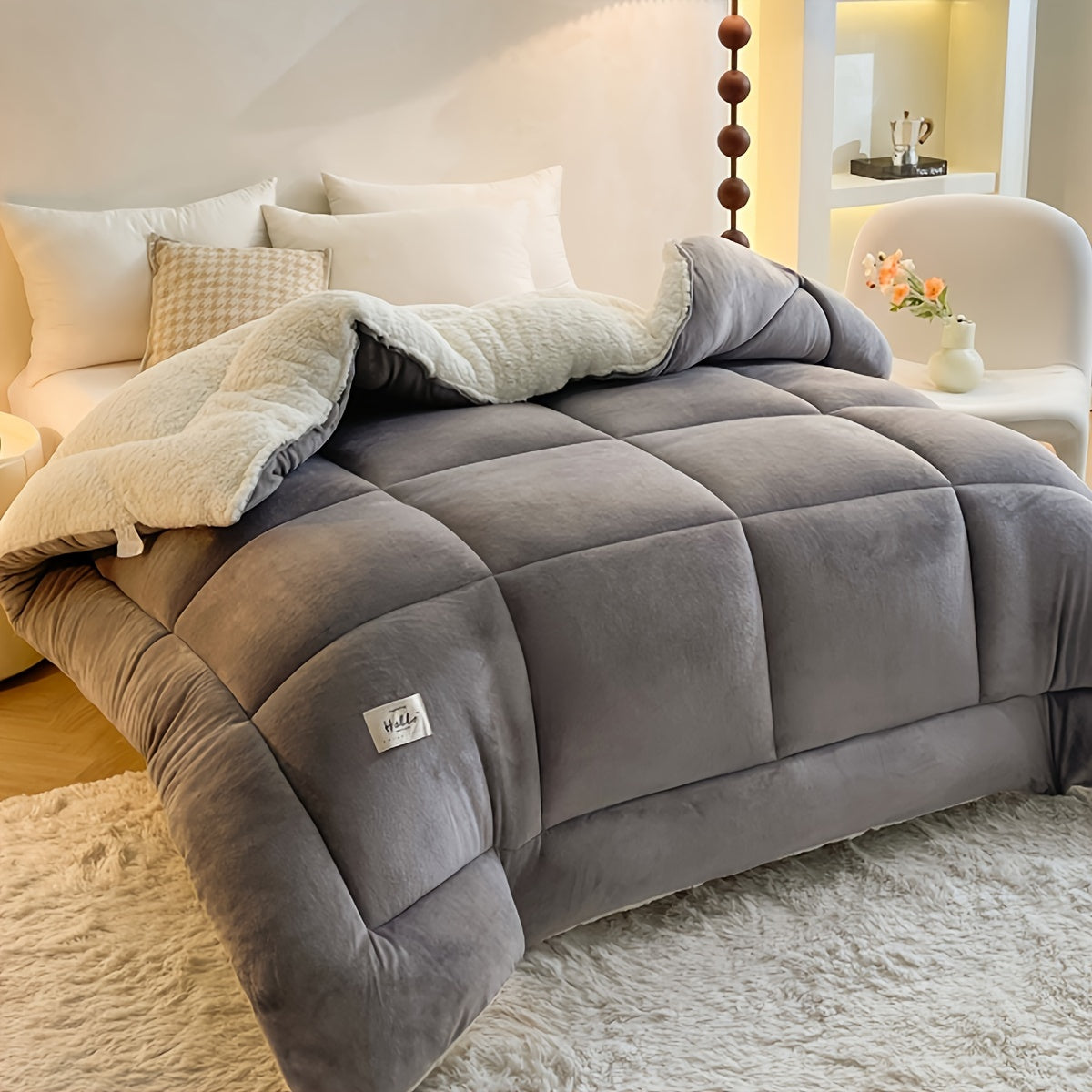 Stylish Cabin Sherpa Fleece Blanket – Ultimate Comfort &amp; Warmth