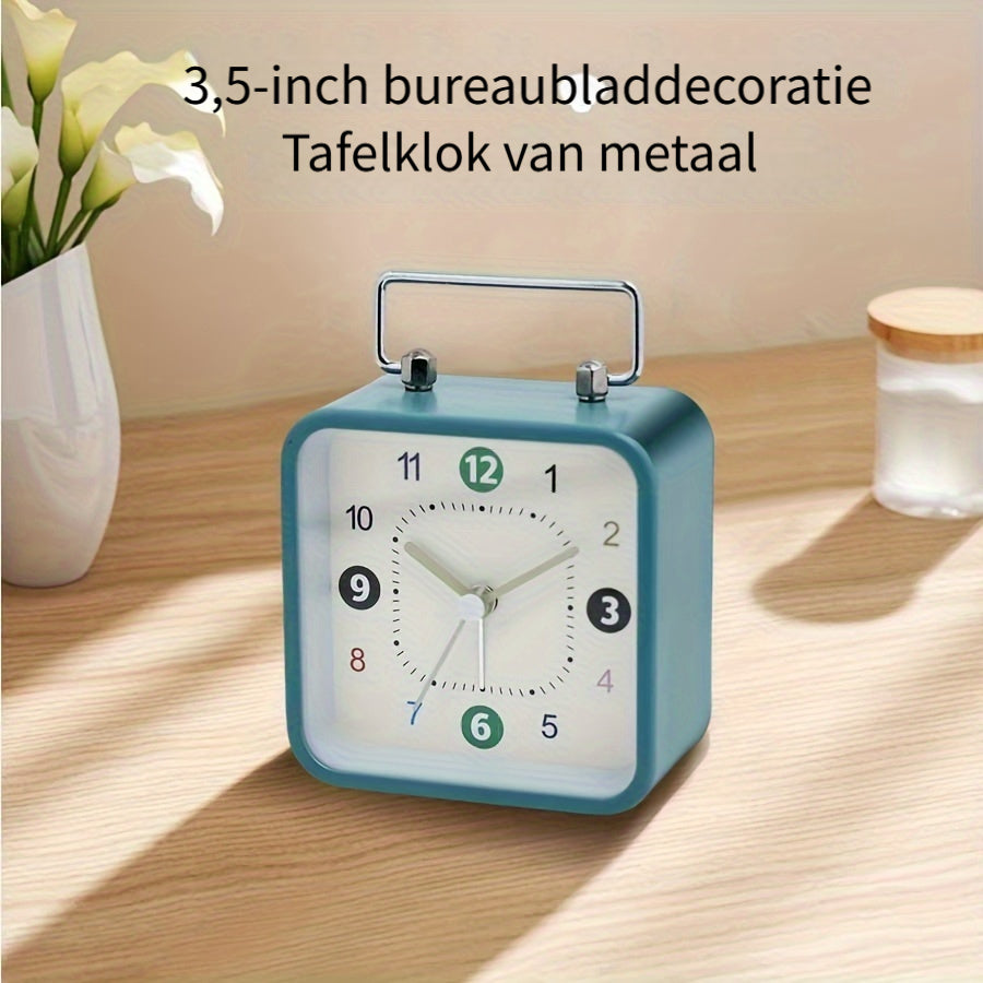 TimeCube Clock - Stylish Square Alarm Clock with Night Light