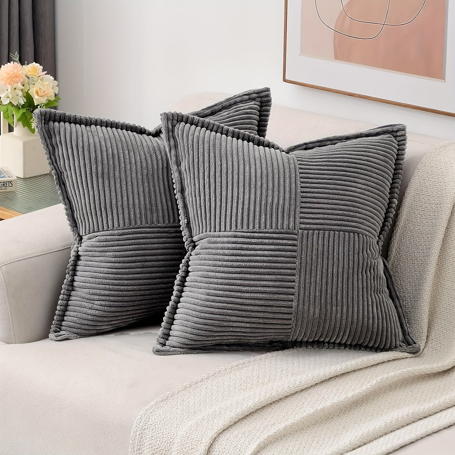 CozyNest Cushion Cover - Elegant Cushion Cover for Sofa and Bedroom