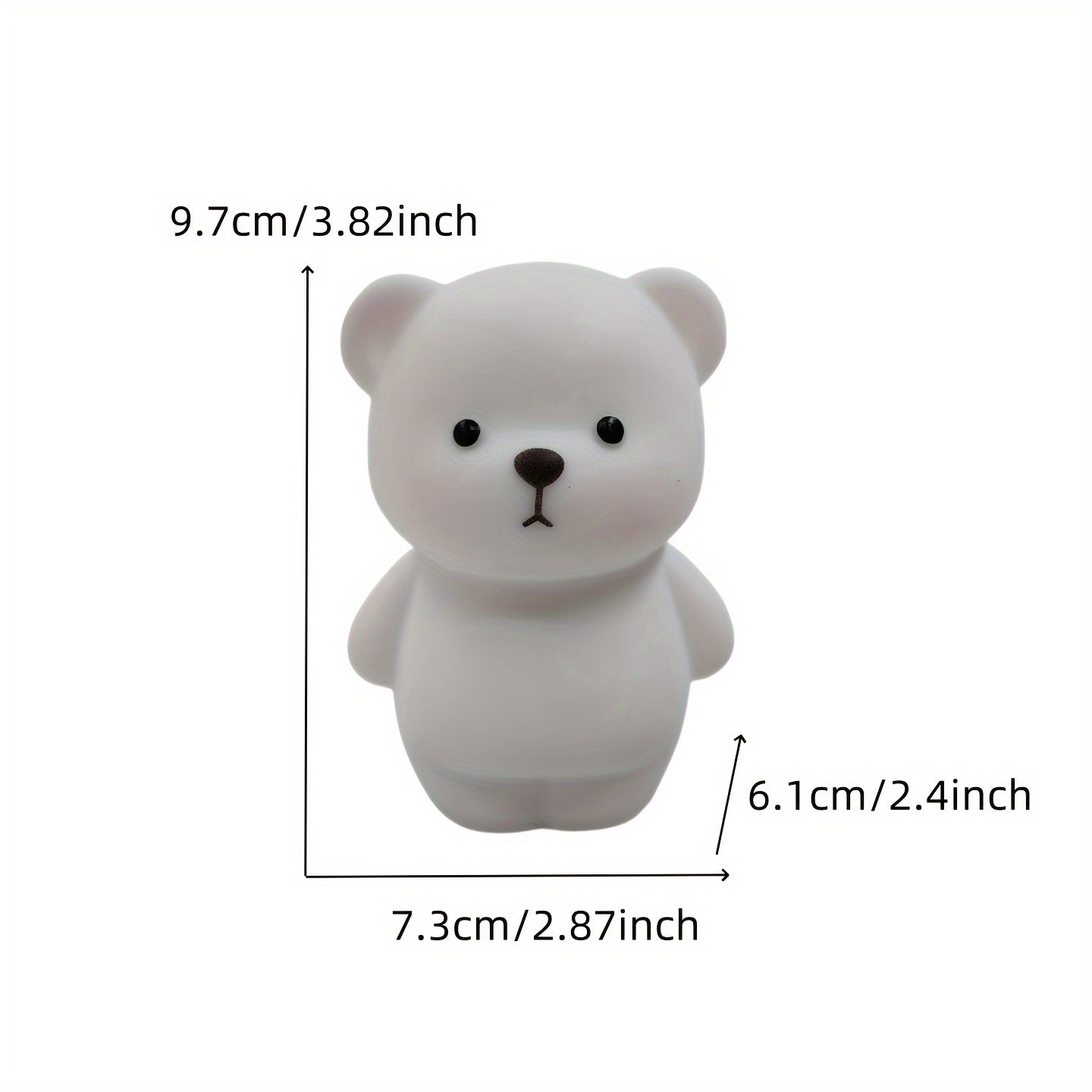 RusticBear - Bärens Nattlampa med LED-belysning