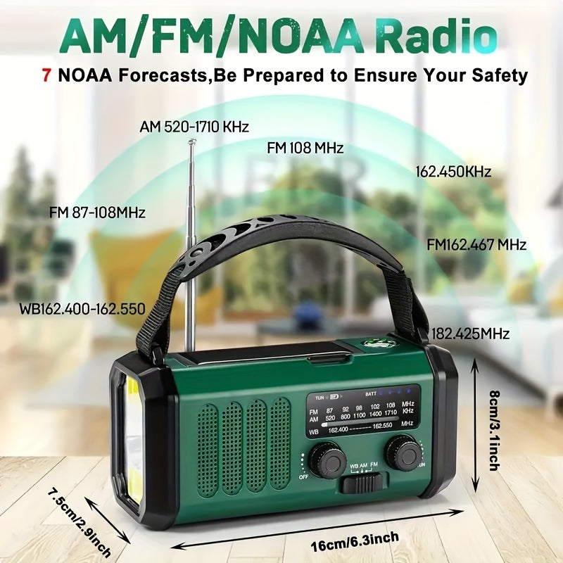 SurvivorPower - Durable Emergency Radio with Multiple Functions