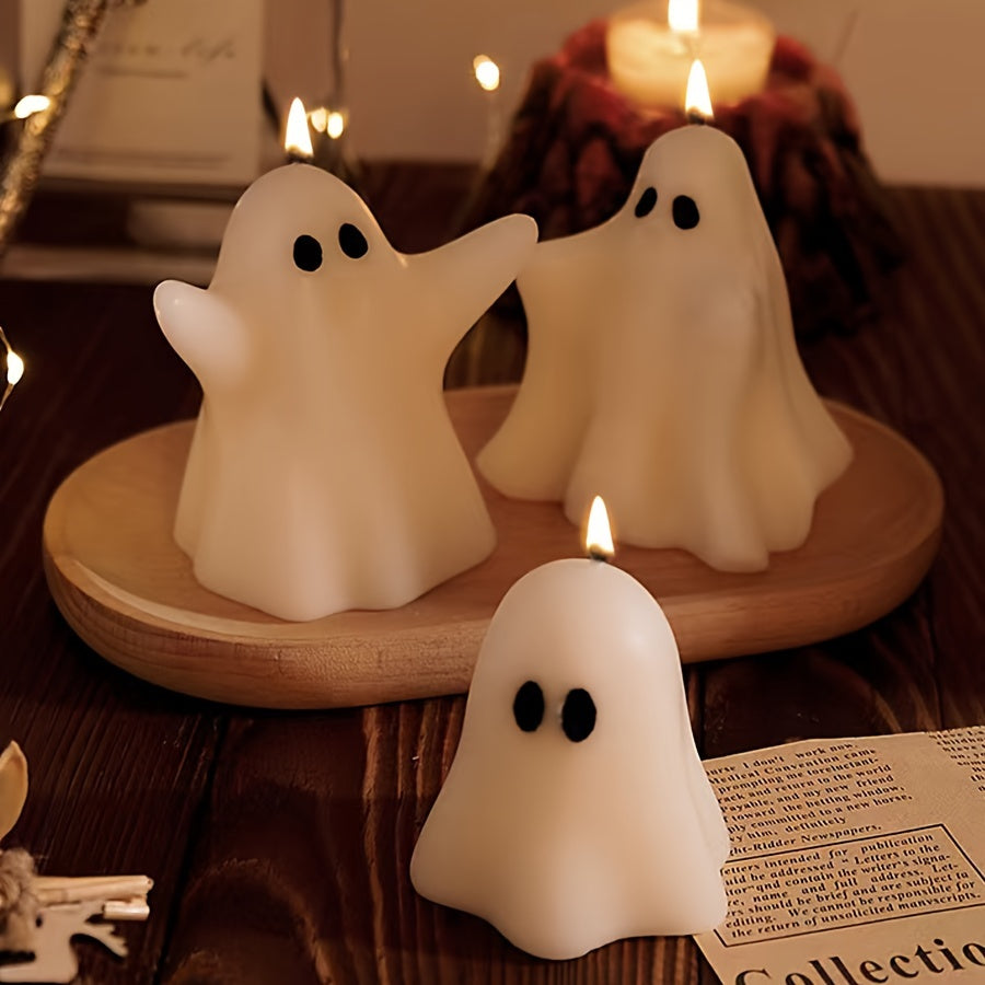 EnchantGlow - Handmade Halloween Scented Candle with Freesia