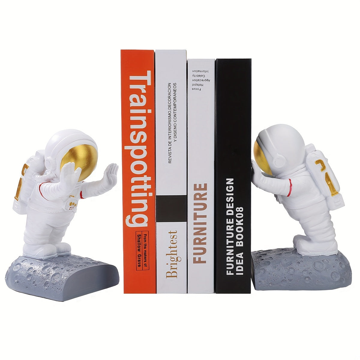 SpaceHold - Astronaut bookend for a space theme