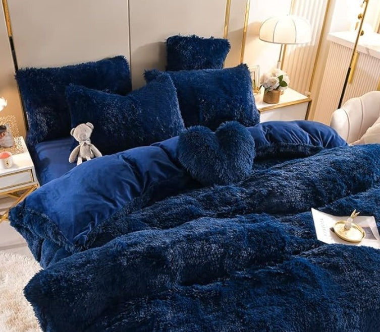 VelvetEase – Luxurious Velvet Duvet Cover for All Seasons
