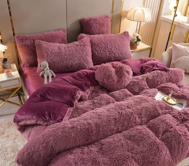 VelvetEase – Luxurious Velvet Duvet Cover for All Seasons