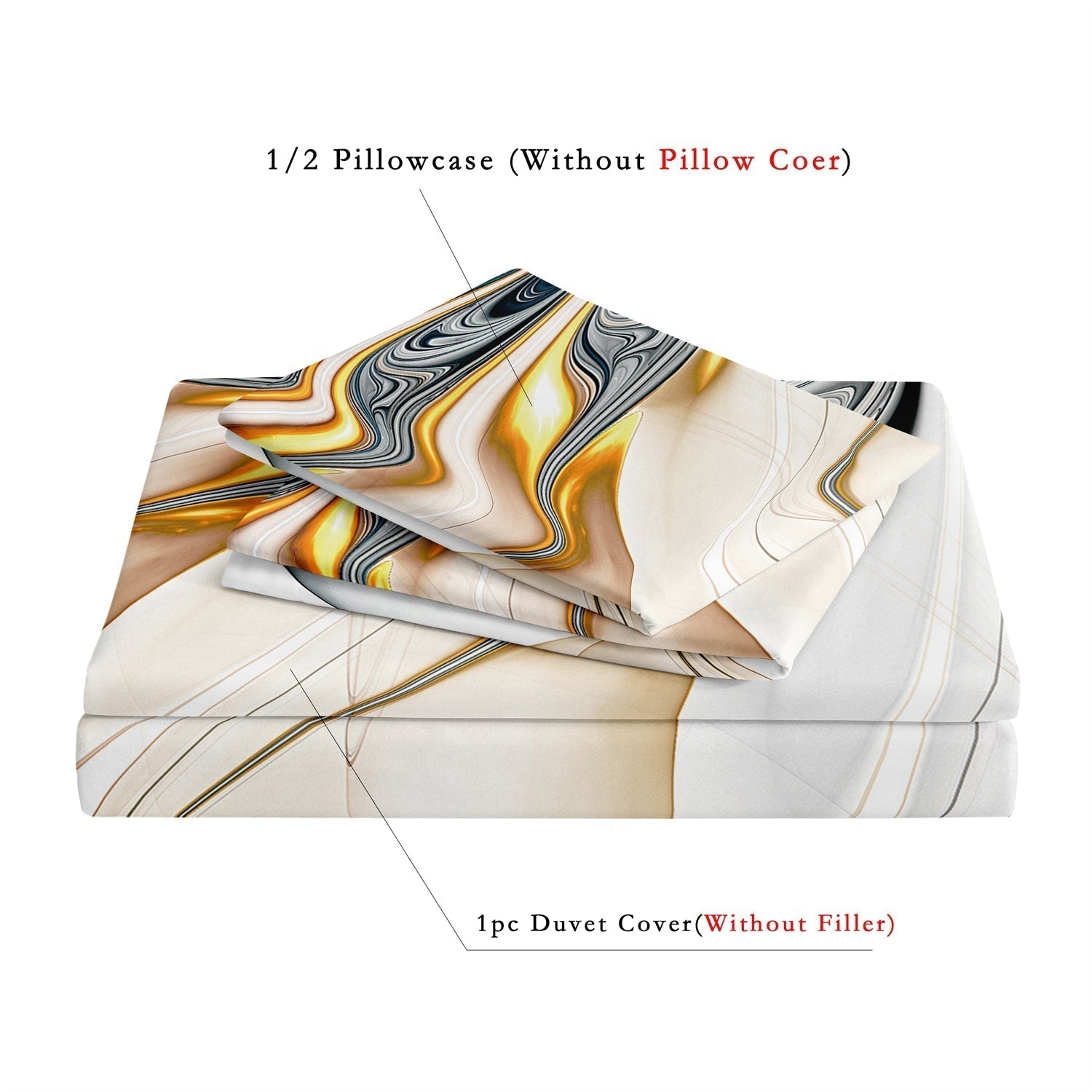 Ultra-Soft Artistic Bedding Set for Vibrant Bedroom Style