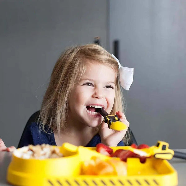 ConstructoFork - Large Children's Cutlery Set for Construction