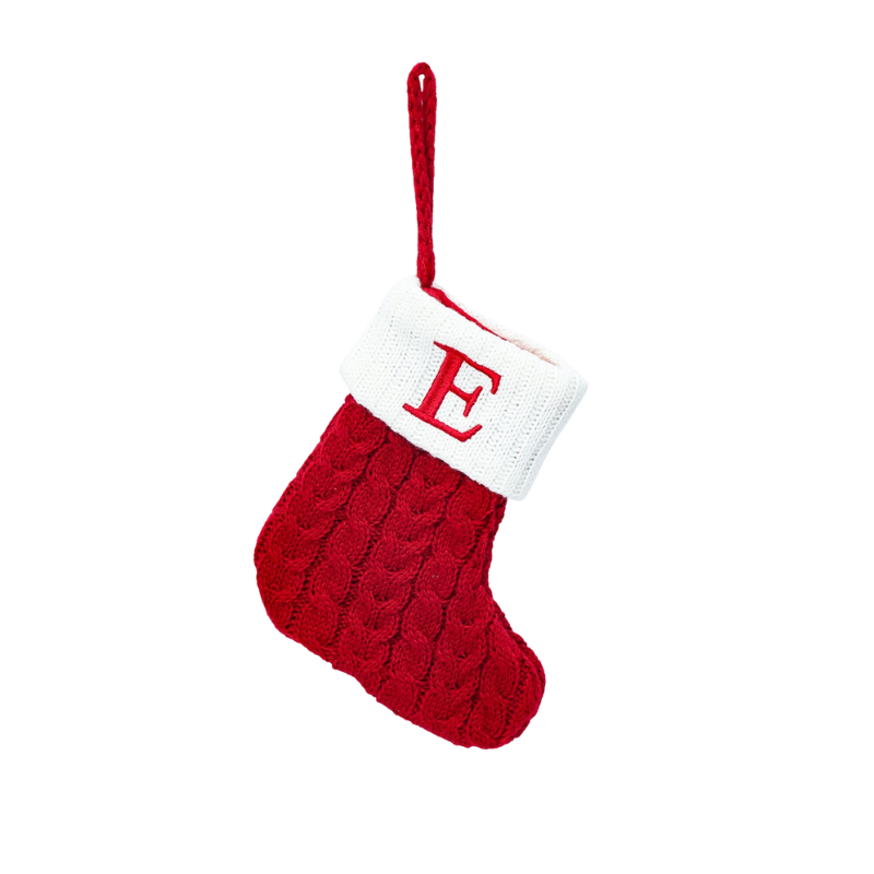 Snowflake Christmas Stockings - Festive Knitted Christmas Decorations