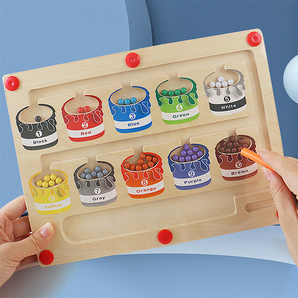 ColorMaze - Creative Magnetic Color and Number Maze