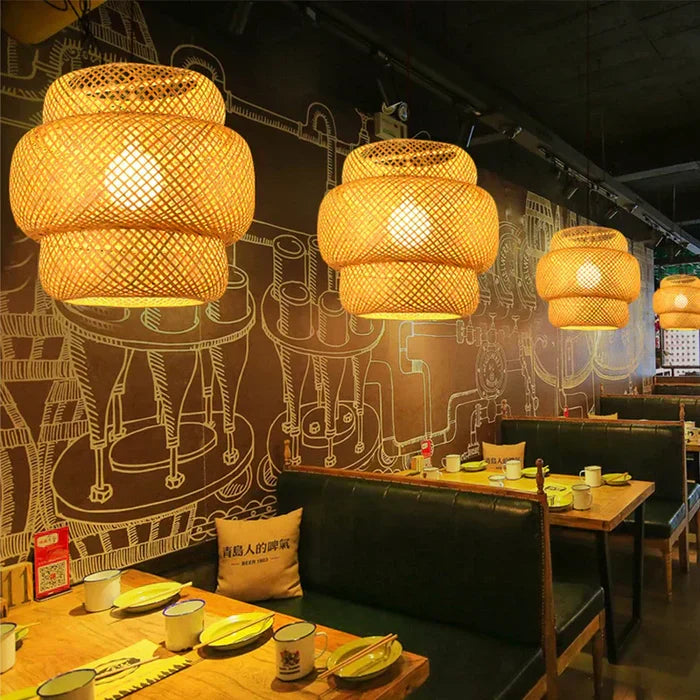 RayaLicht – Handmade Rattan Hanging Lamp for Your Interior