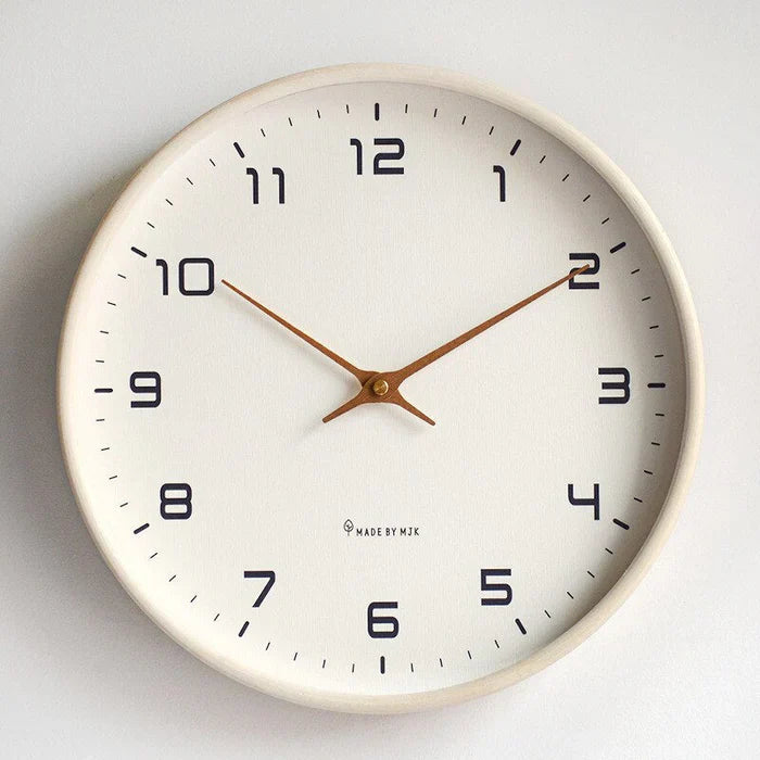 NordicTimber - Large Wooden Hanging Clock for Your Interior