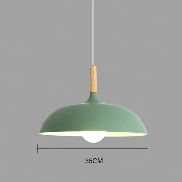 ScandiLuxe Ceiling Lamp - Scandinavian Oak Wood Design