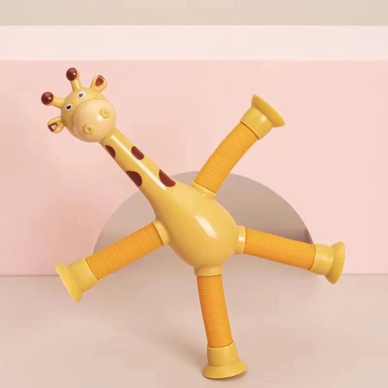 StretchGiraffe - Flexible Suction Cup Toy for Kids