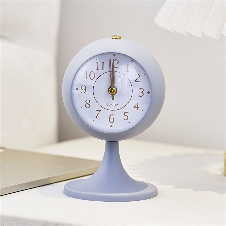 CartoonGlow Clock - Luxury LED Alarm Clock with Gold Accents