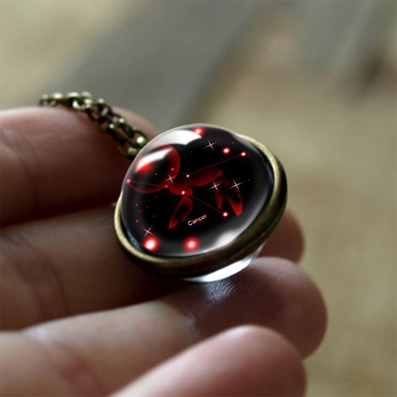 Sofias Glas 12 Zodiac Signs Protection Pendant - Enchanting Protection for Your Zodiac Sign