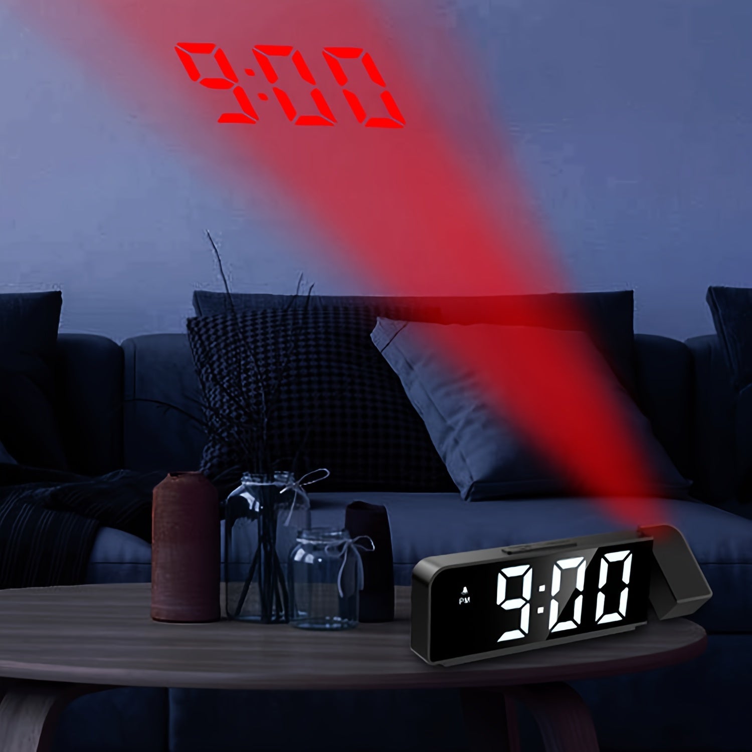 ProjecTime Clock - LED Projector with Temperature Display