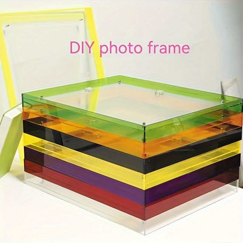 VividFrame – Colorful Transparent Frame for Wall and Table