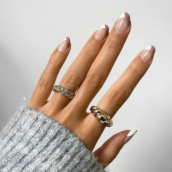Refined Gold Twisted Dome Ring - Selene Elegans