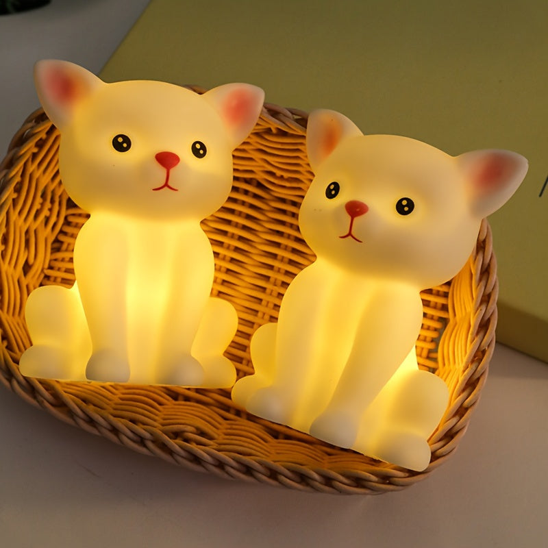 KittyGlow Lamp - Cute LED Table Lamp with Wireless Power Supply