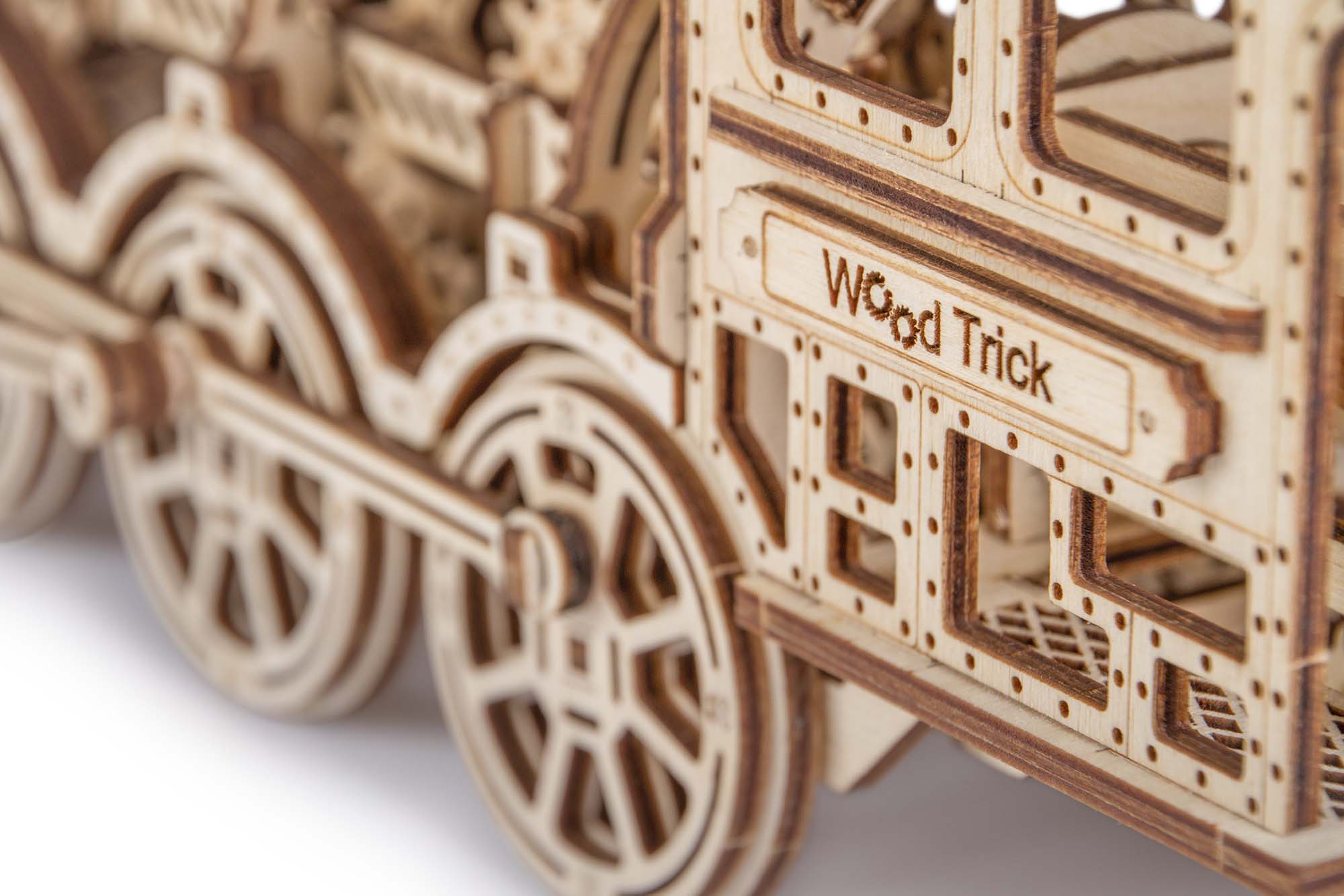 TrainCraft 3D Puzzle - Historic Locomotive with Wagon