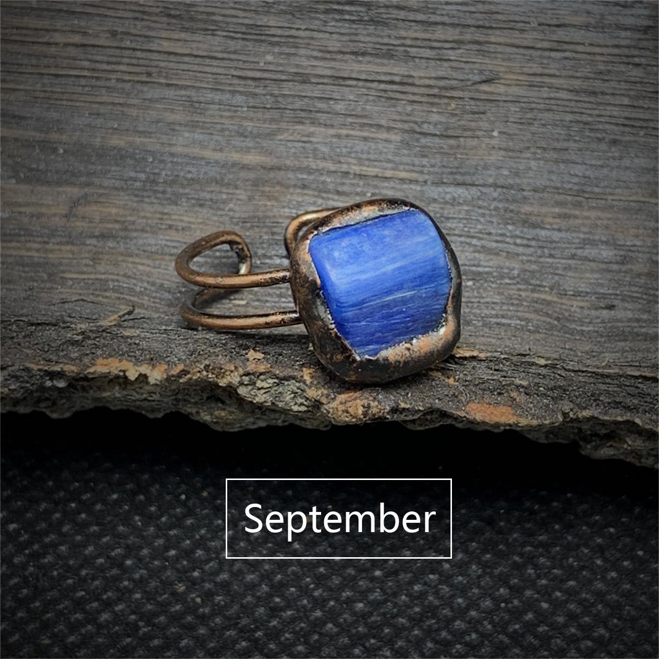 Elegant Natural Birthstone Ring - Selina 