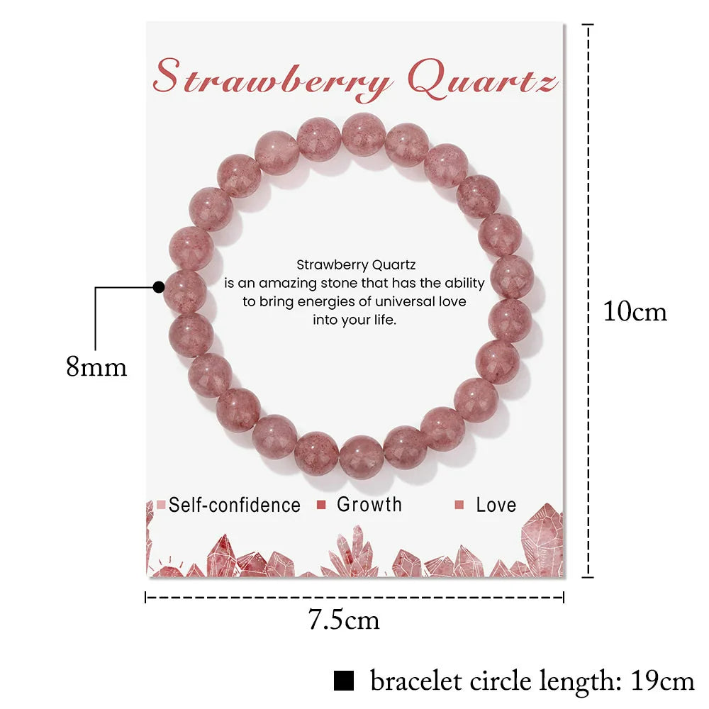 Aria: Natural Crystals Bracelet for Healing Energy