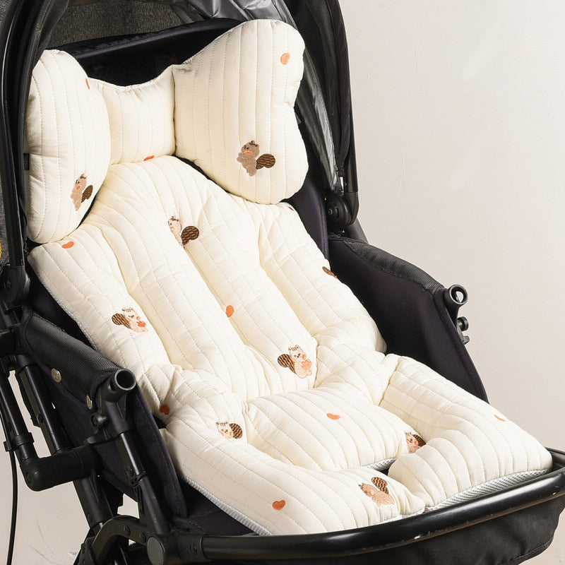 SnuggleRide - Comfortable Stroller Cushion with Stylish Prints