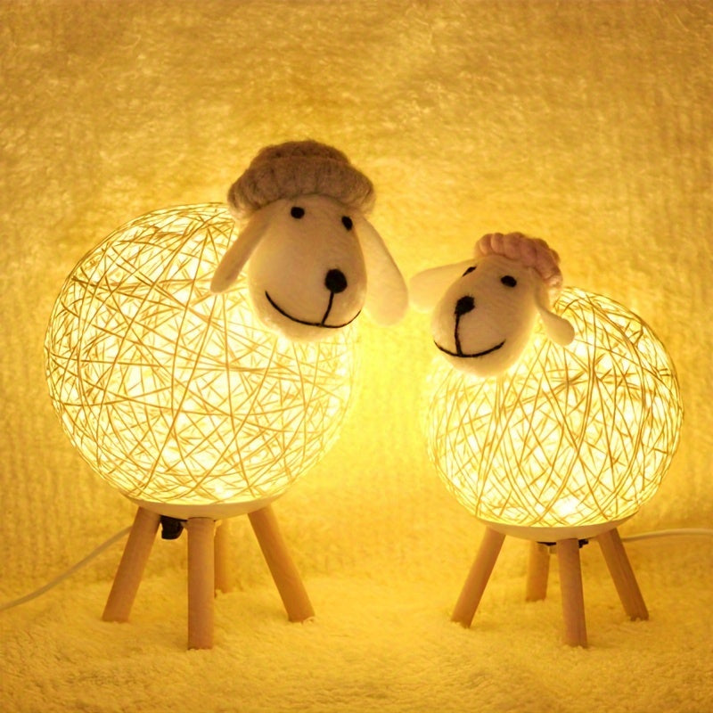 SheepGlow Lamp - Dimmable USB Night Light in Sheep Shape