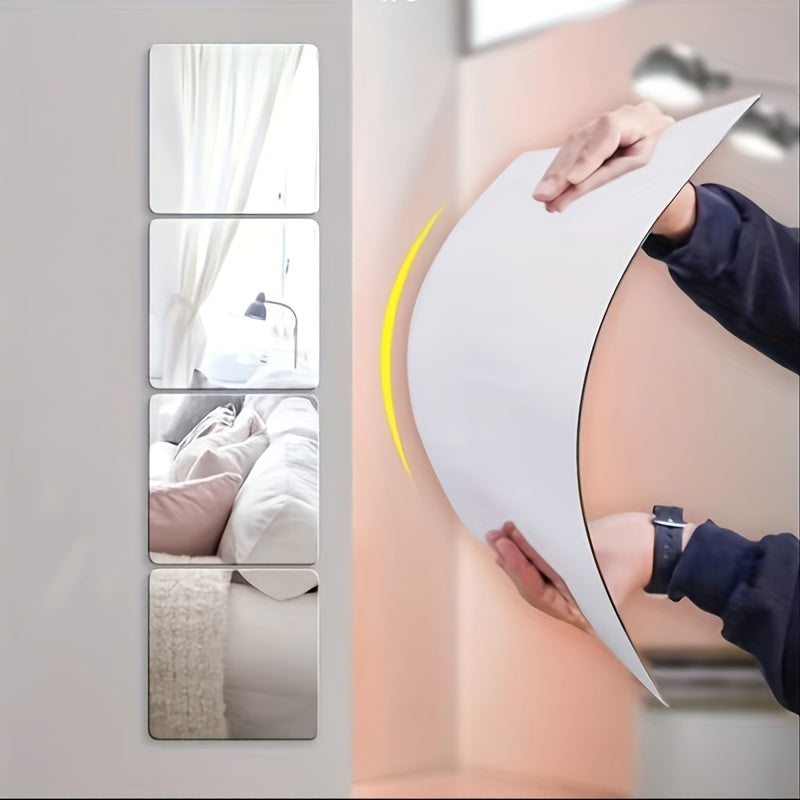 AcrylicSafe Mirror Set – Stylish and Break-Proof Mirrors