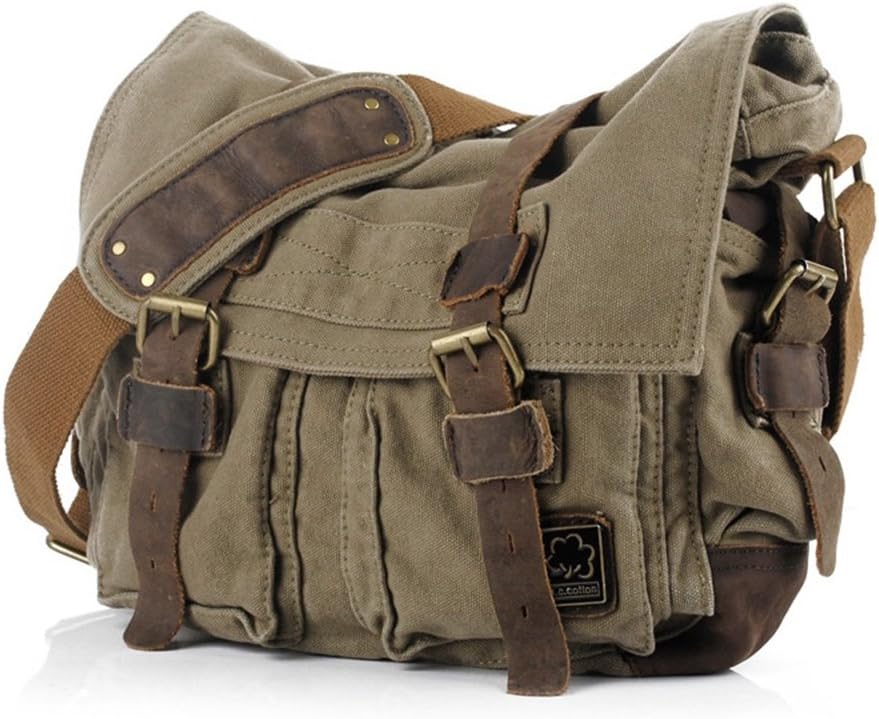 RetroCarry Bag – Vintage Canvas Shoulder Bag for Laptops
